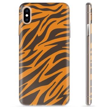 iPhone XS Max TPU Hülle - Tiger