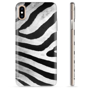 iPhone XS Max TPU Hülle - Zebra