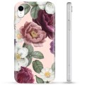 iPhone XR TPU Hülle - Romantische Blumen