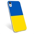 iPhone XR TPU Hülle Ukrainische Flagge - Gelb und Lichtblau