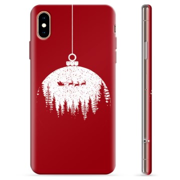 iPhone XS Max TPU Hülle - Weihnachtskugel