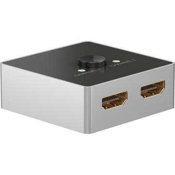 Goobay Handbuch HDMI 2.0 Switch 2 zu 1 - Grau