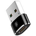 Baseus Mini Serie USB 2.0 / USB 3.1 Typ-C Adapter - Schwarz