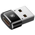 Baseus Mini Serie USB 2.0 / USB 3.1 Typ-C Adapter - Schwarz