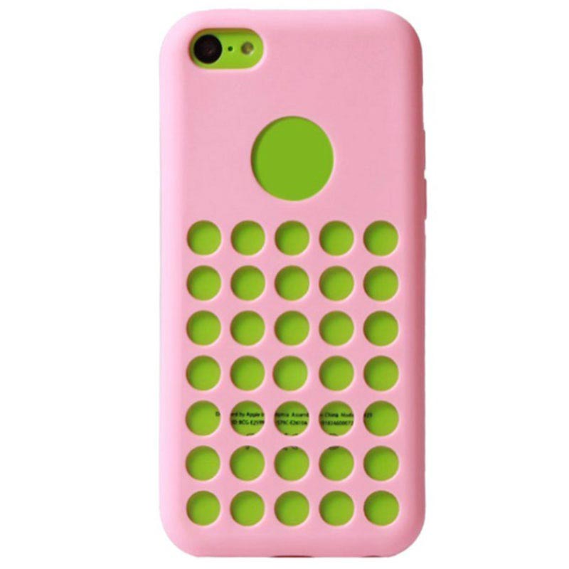 iPhone 5C Code Hitzeableitungs TPU Hülle - Rosa