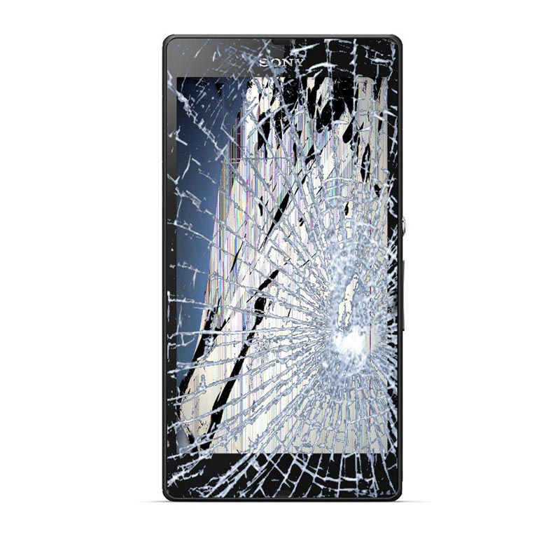 Sony Xperia Z LCD und Touchscreen Reparatur Schwarz