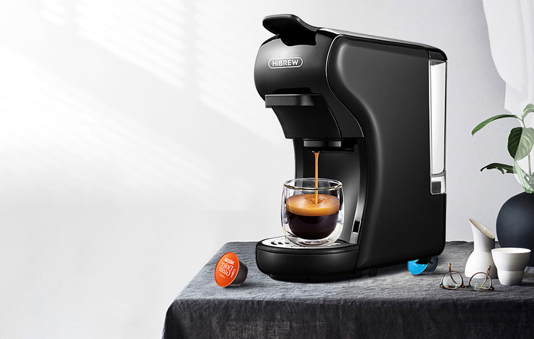 HiBREW H1A 1450W 3-in-1 Kapsel-Kaffeemaschine