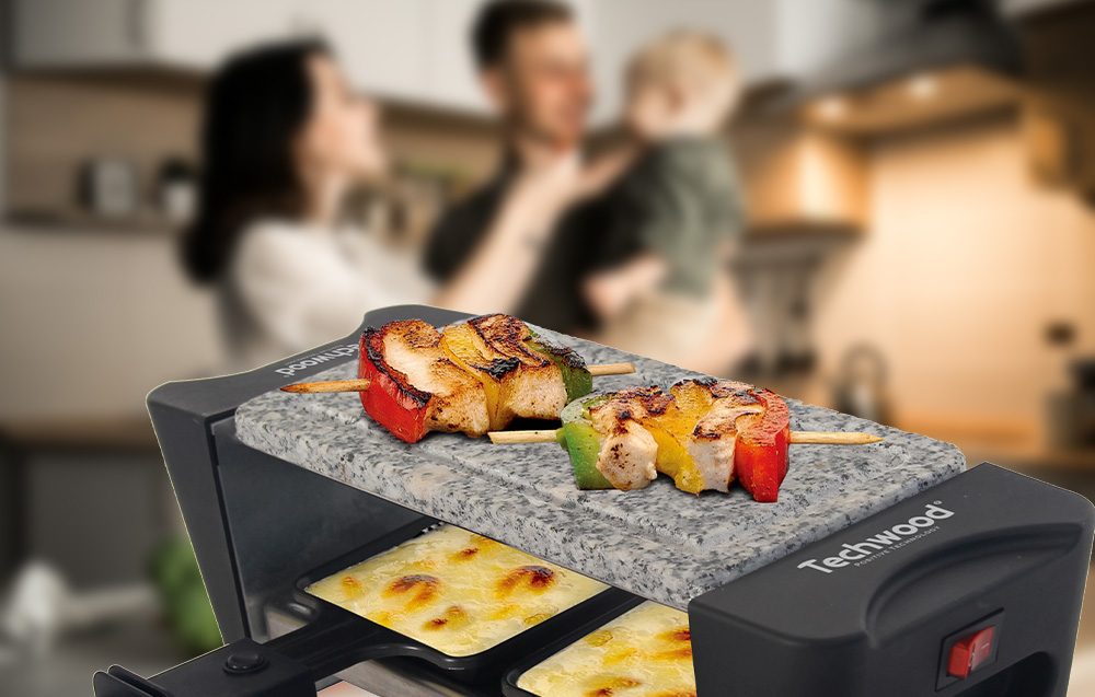 Techwood Grill TRD-346 Elektrisches Raclette-Duo